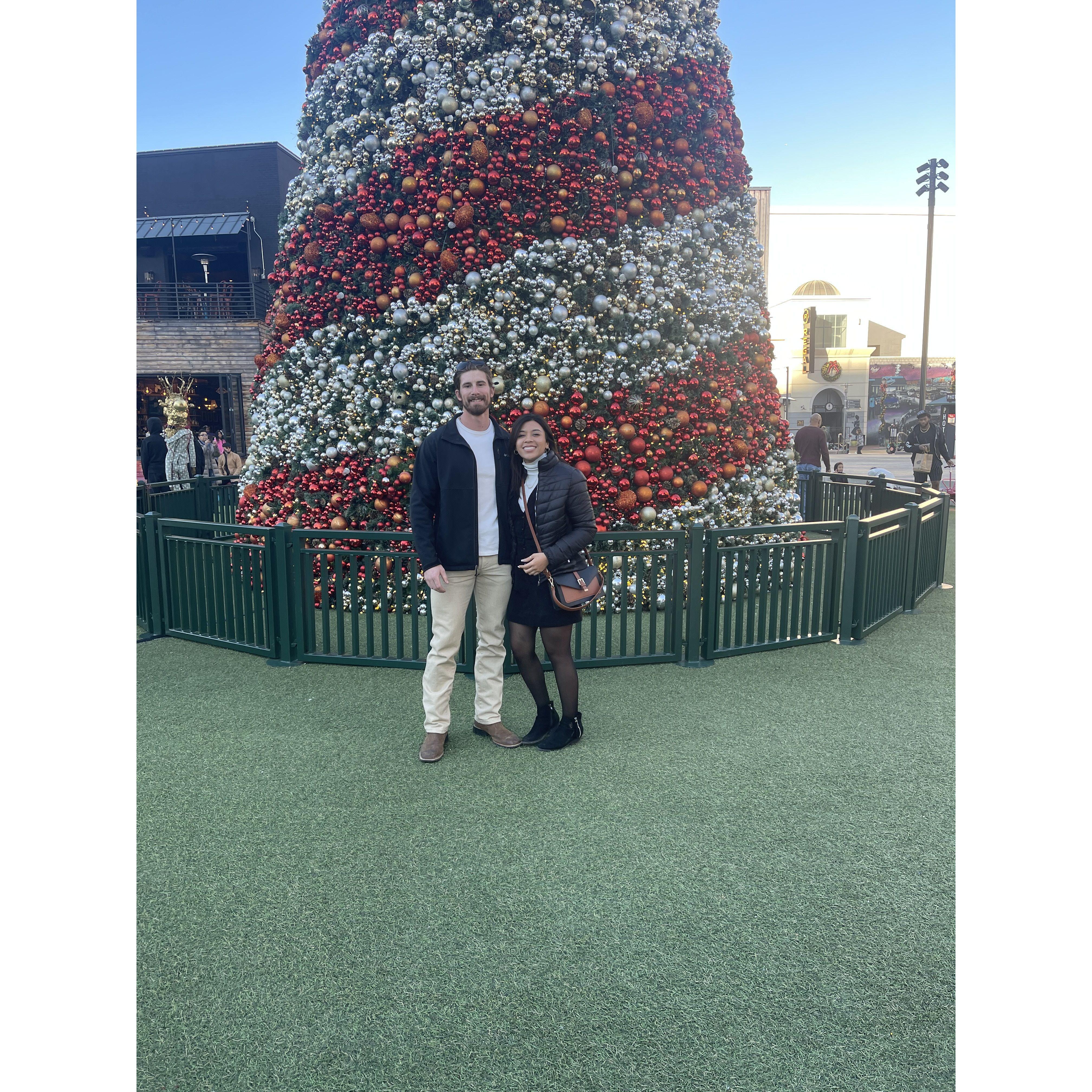 Brides first time coming to GA for Christmas