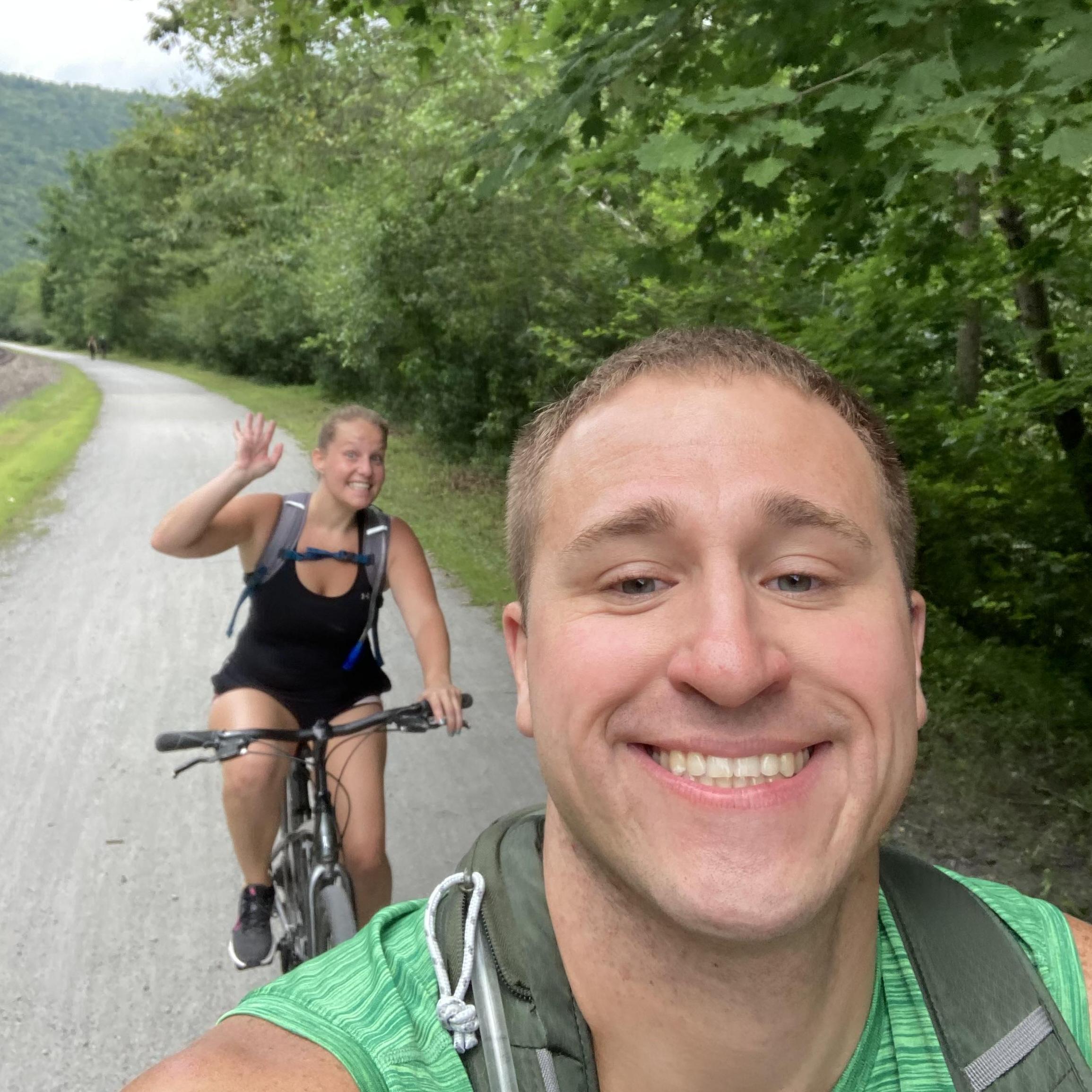 Biking the D&L Trail from White Haven to Jim Thorpe (July 2021)