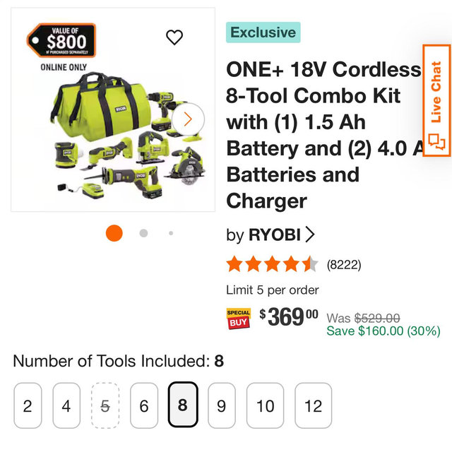Ryobi Set