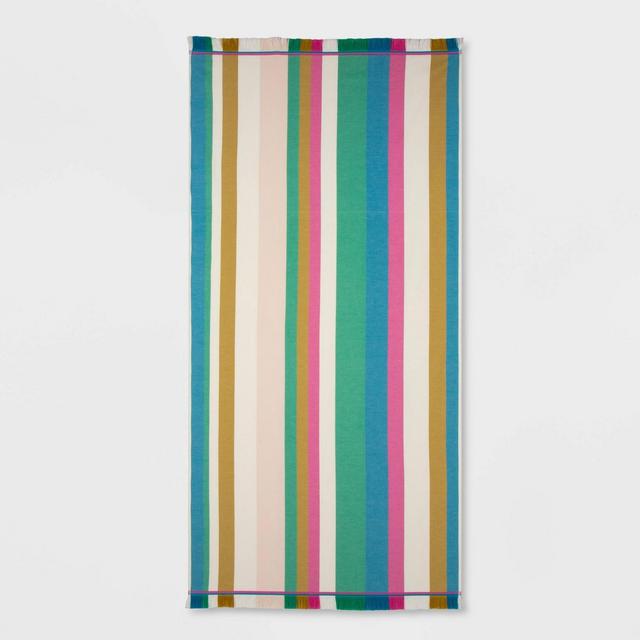XL Flat weave Beach Towel Stripes - Opalhouse™