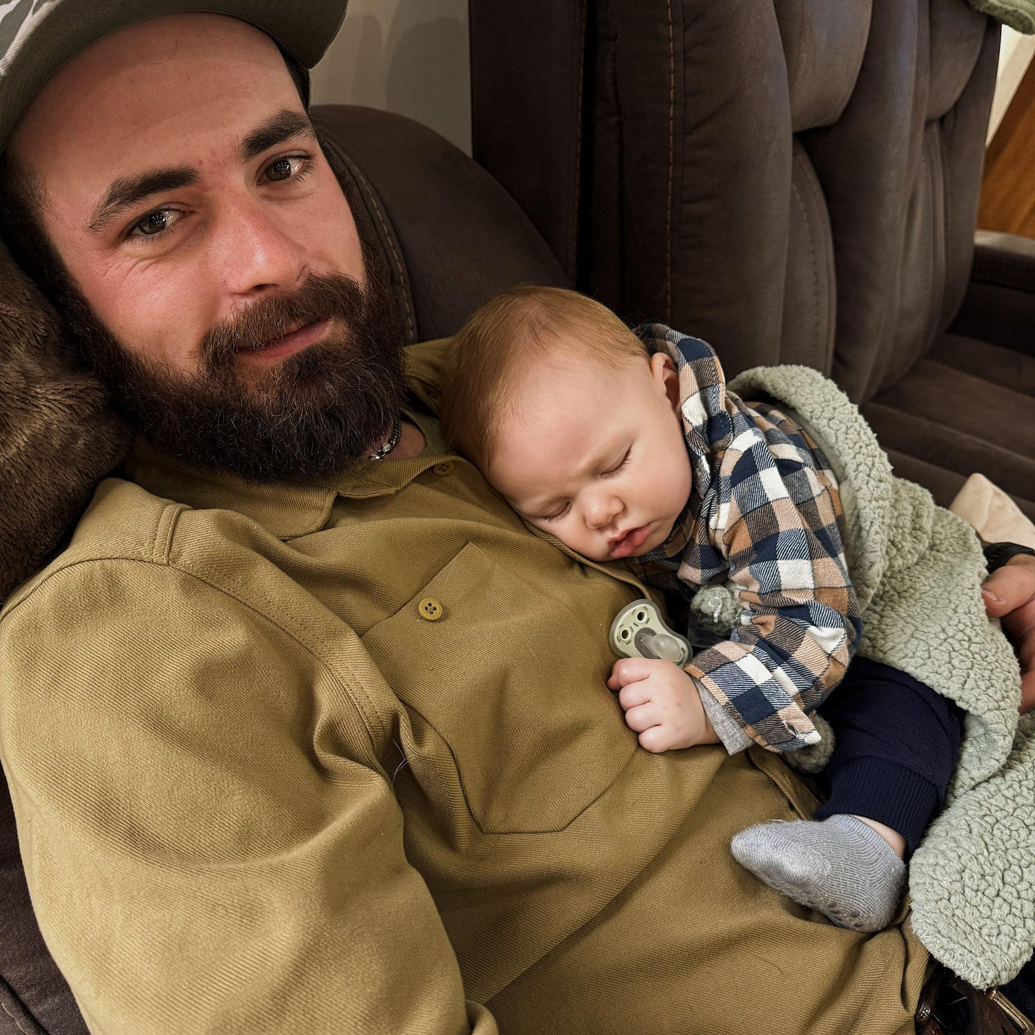 Uncle Hunter loving being Uncle Hunter Thanksgiving 11/2025