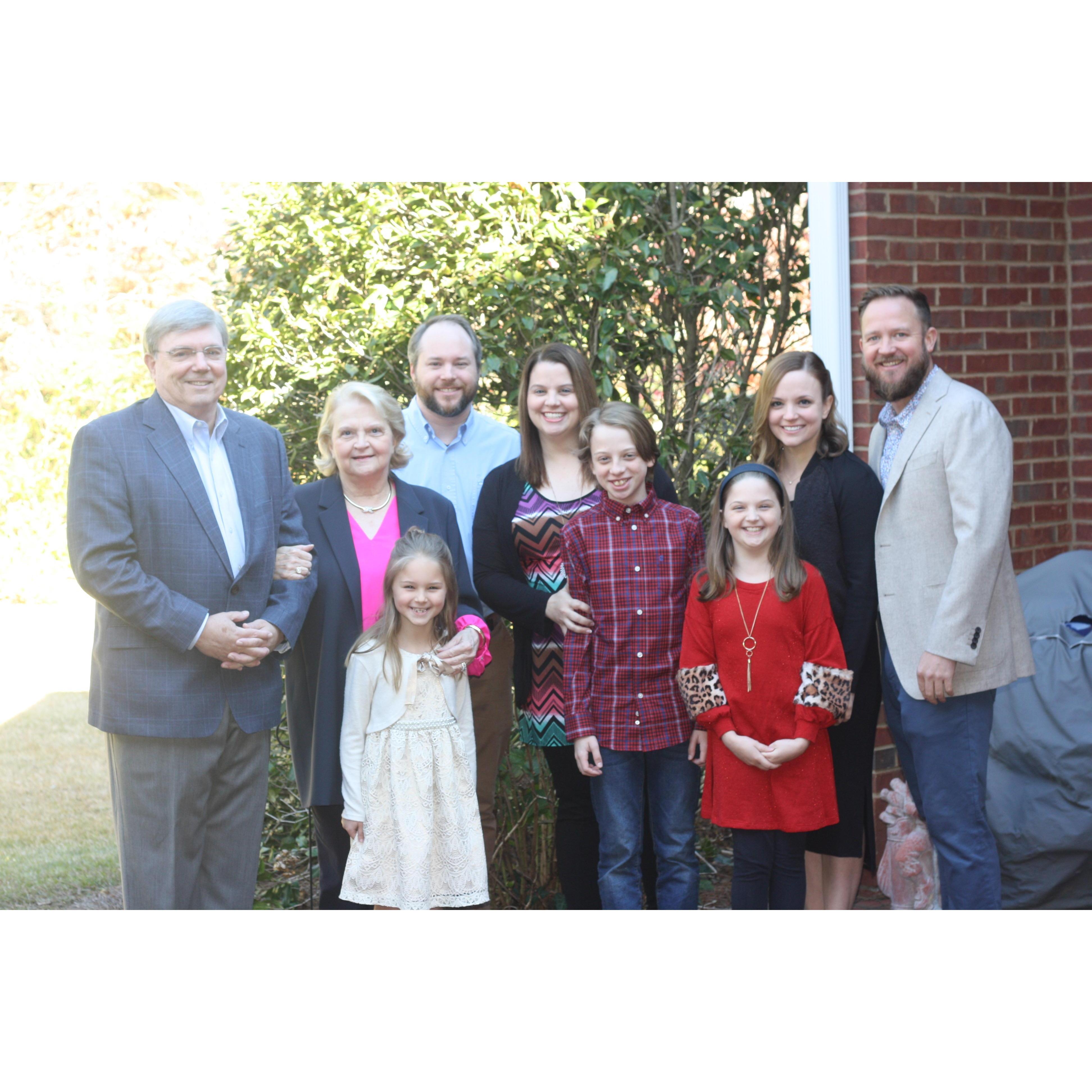 Thanksgiving with Kelly's Family. November 2018