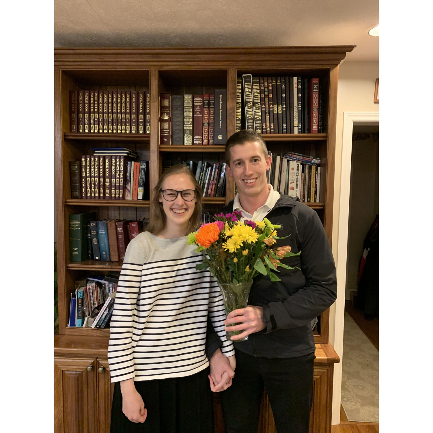 First flowers and first day courting