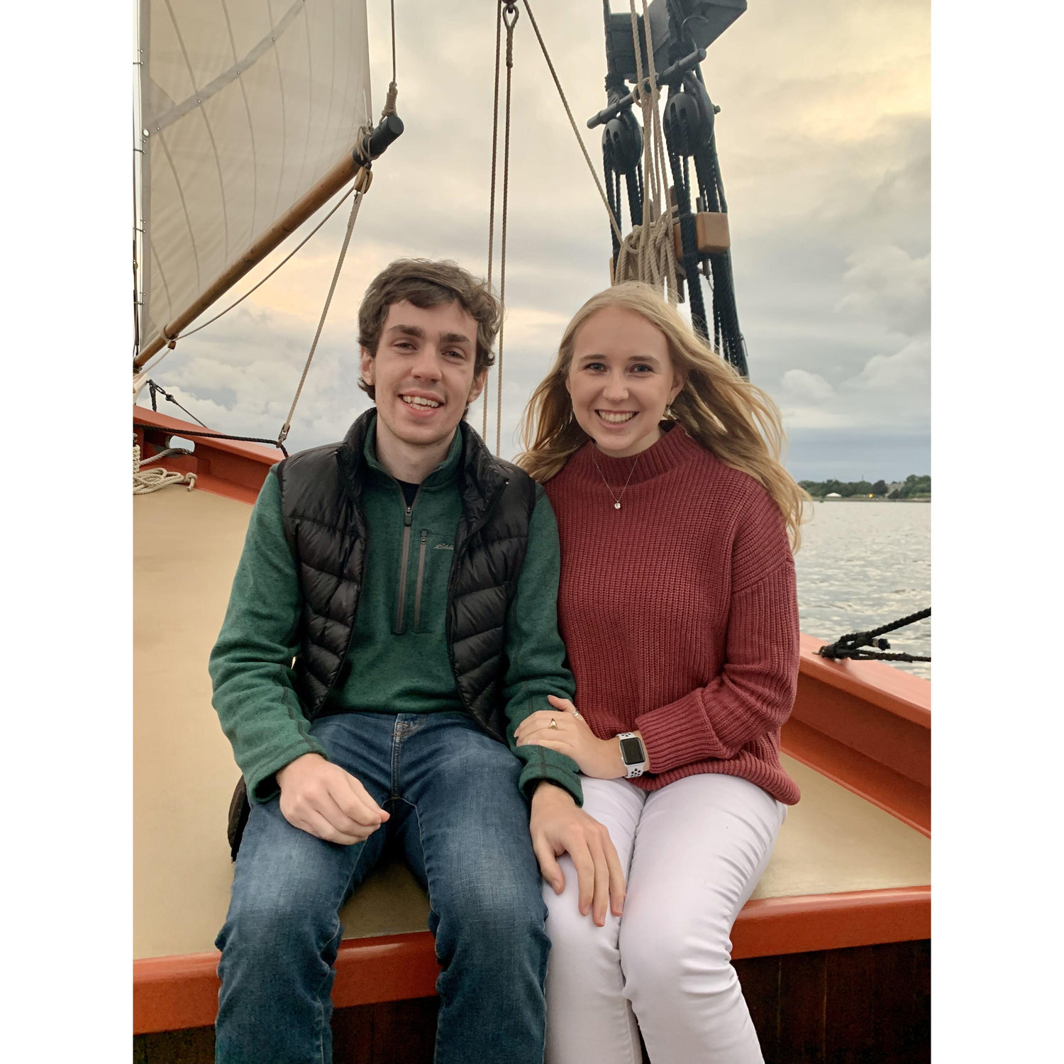 Appreciating a sunset in Salem