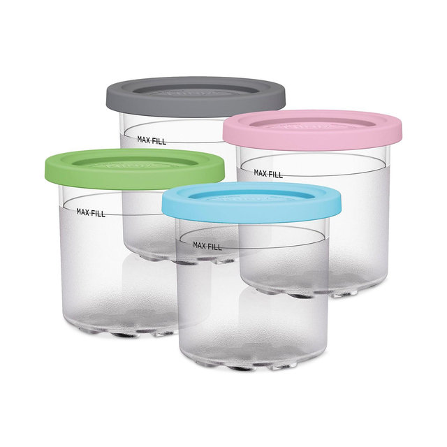 Ninja CREAMi Pint Containers with Lids, Set of 4