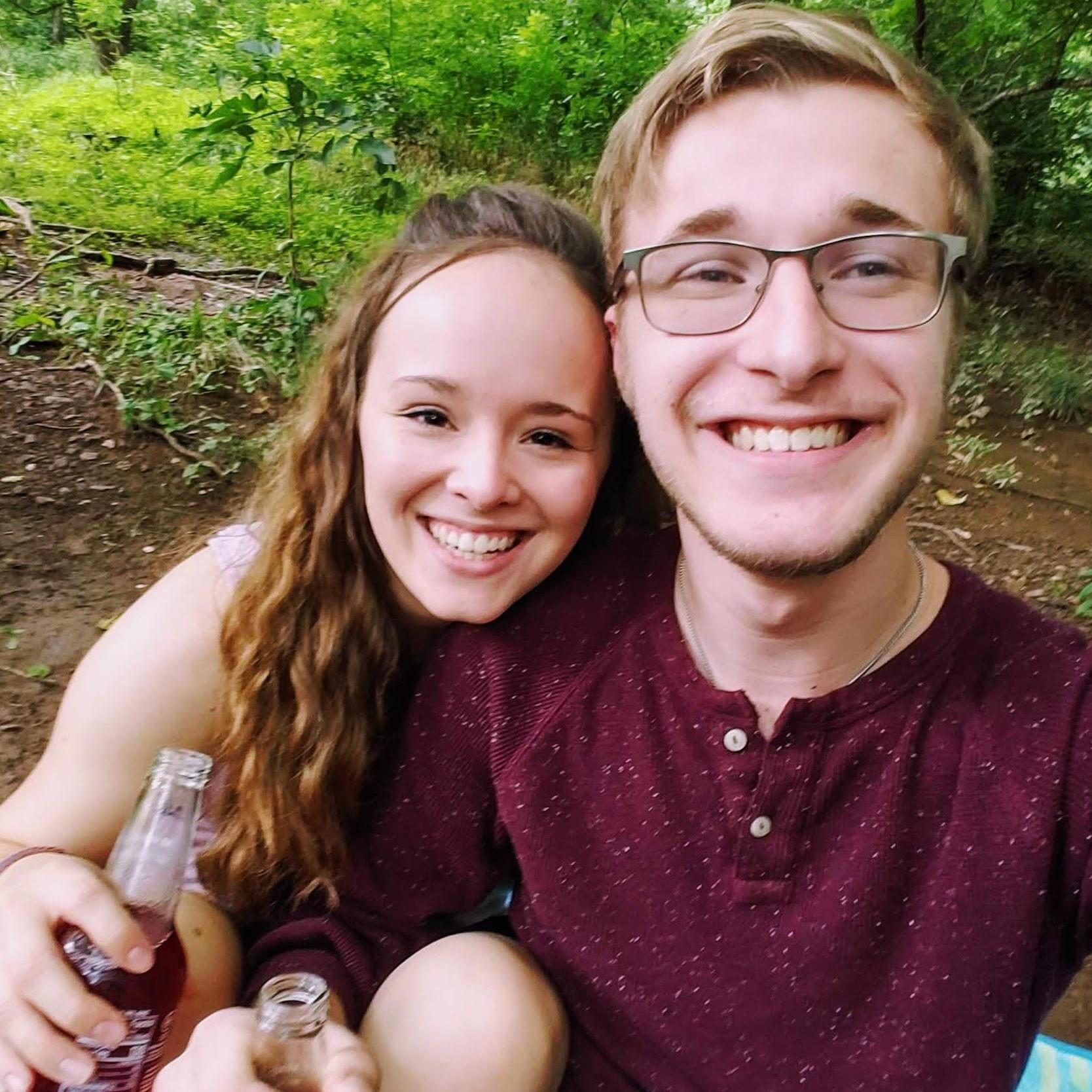 Our one year anniversary! Of course we celebrated with Izzes :)