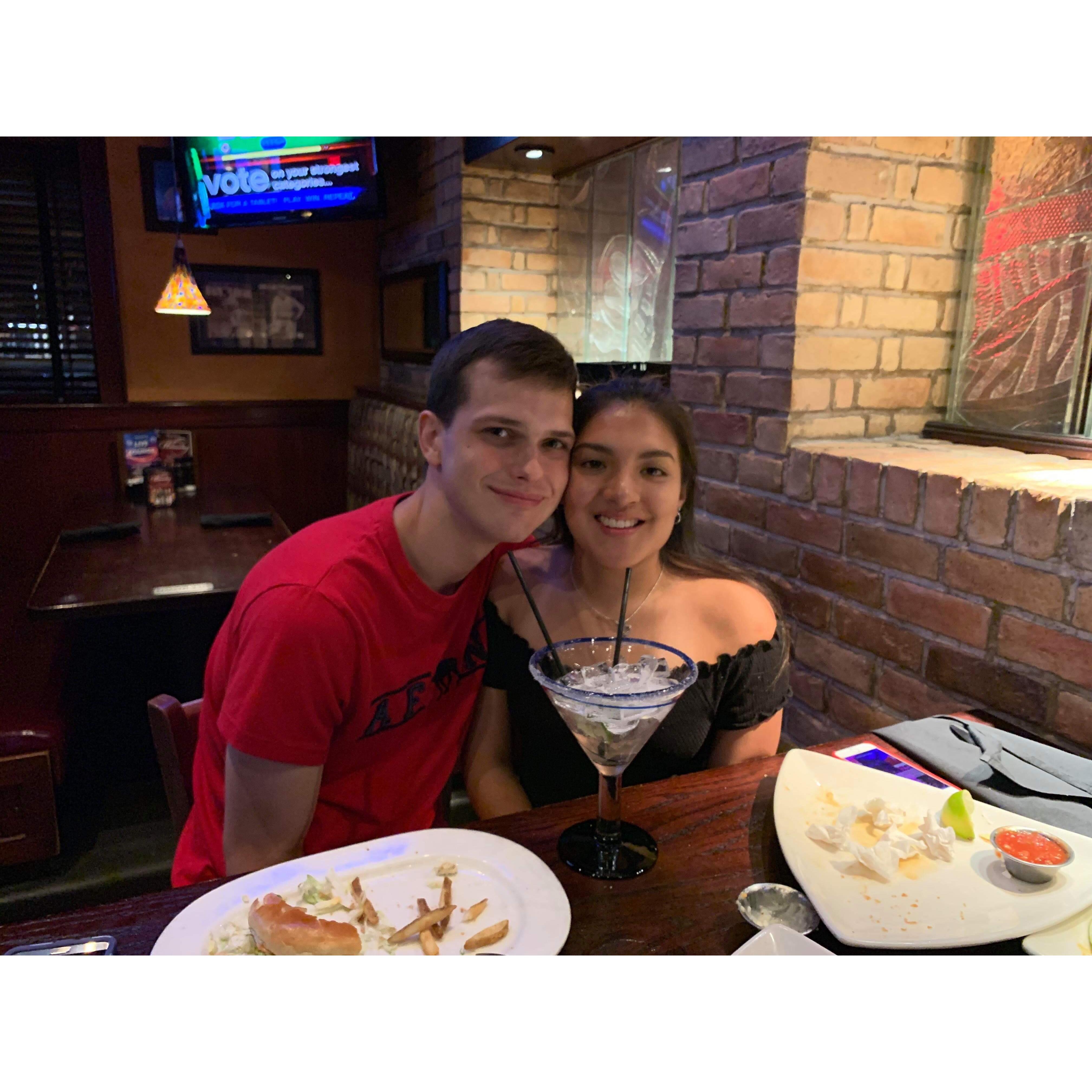 Our first date in New Jersey