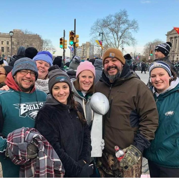 Eagles Super Bowl Parade!!  E-A-G-L-E-S!!