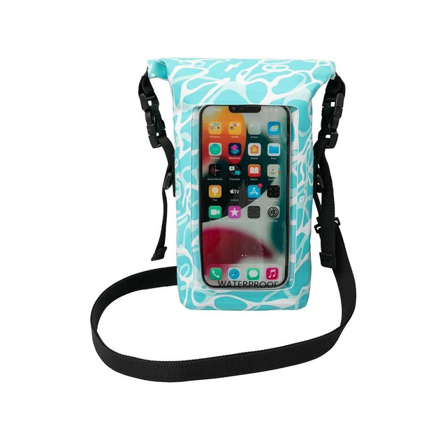 geckobrands Waterproof Phone Tote with 2L Dry Bag and Adjustable Strap – Protect Your Phone and Valuables While on The Go