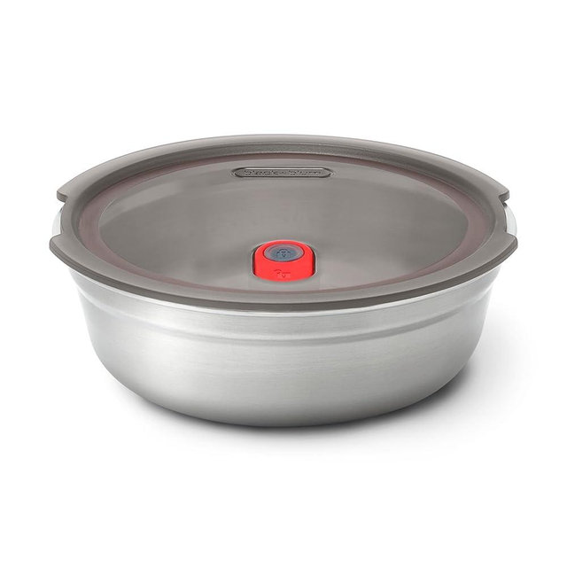 BLACK + BLUM Lunch Bowl - Reusable Meal Prep Containers for Picnic & Camping - Microwavable Stainless Steel Lunch & Dinner Food Storage Box with Leak Proof Lid - Dishwasher & Oven Safe - 650ml