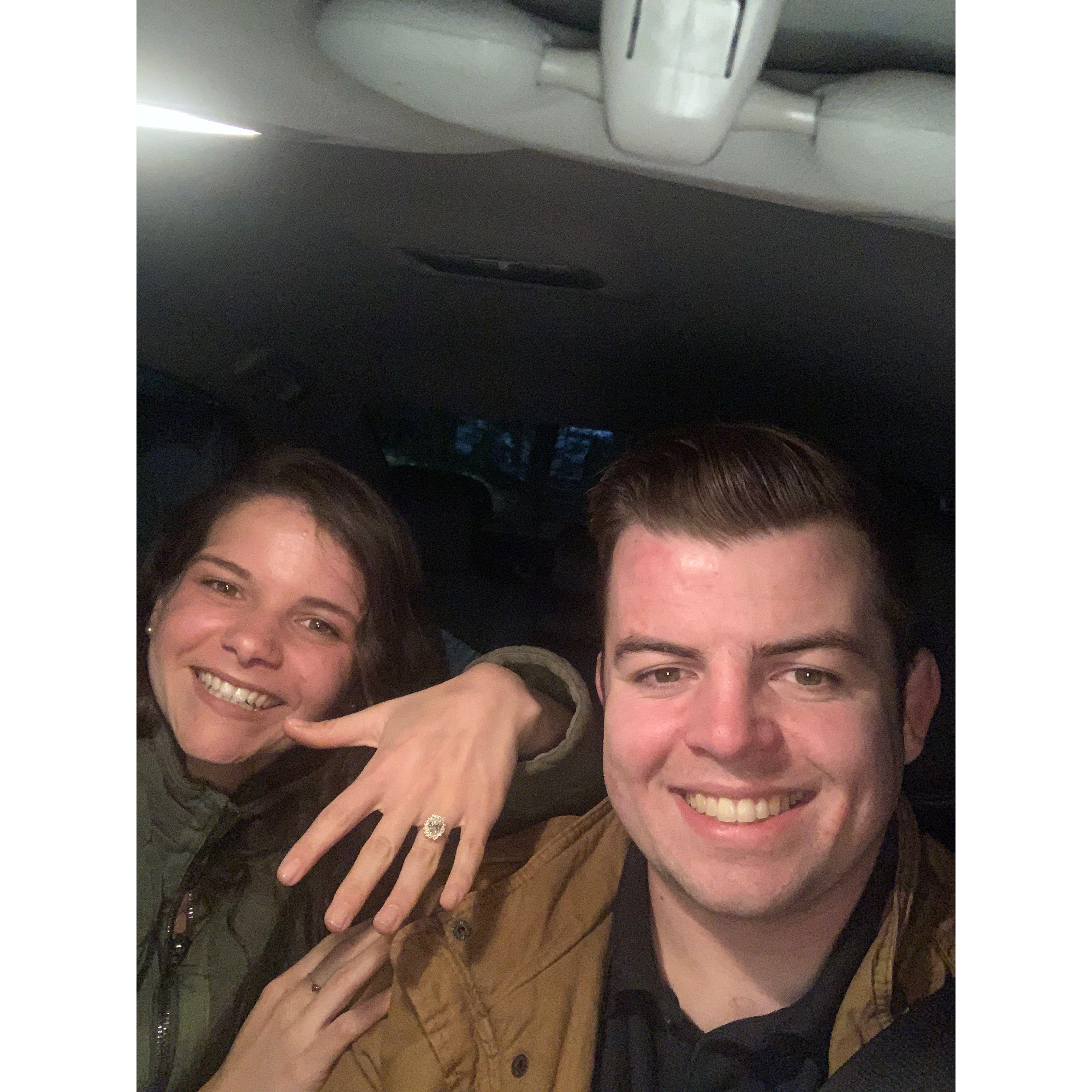 She said yes! 2/25/24