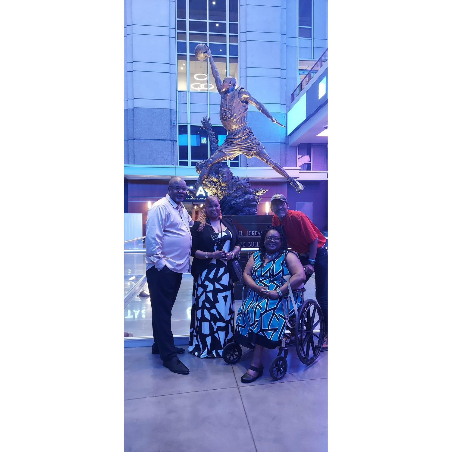 Anthony and Jokima out on the town with Jokima's sister, Jocelyn and Demetrius!