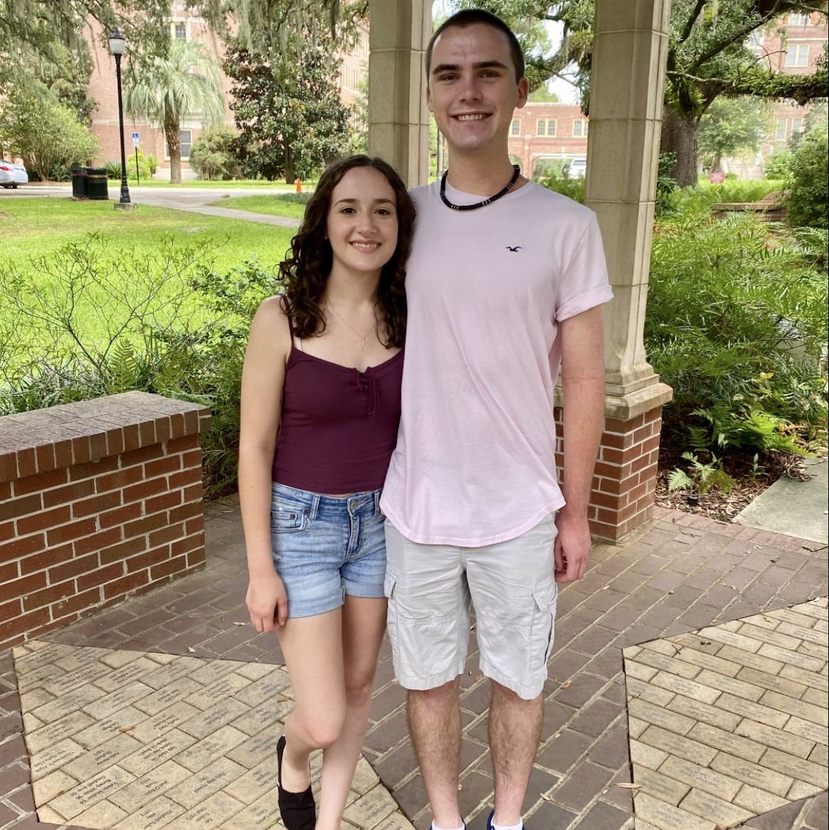 When we first started dating! February 2021