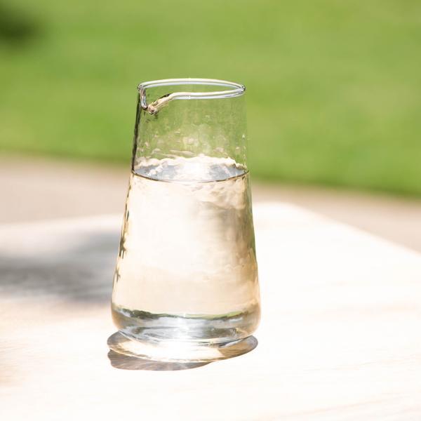 Magnolia Rustic Glass Pitcher