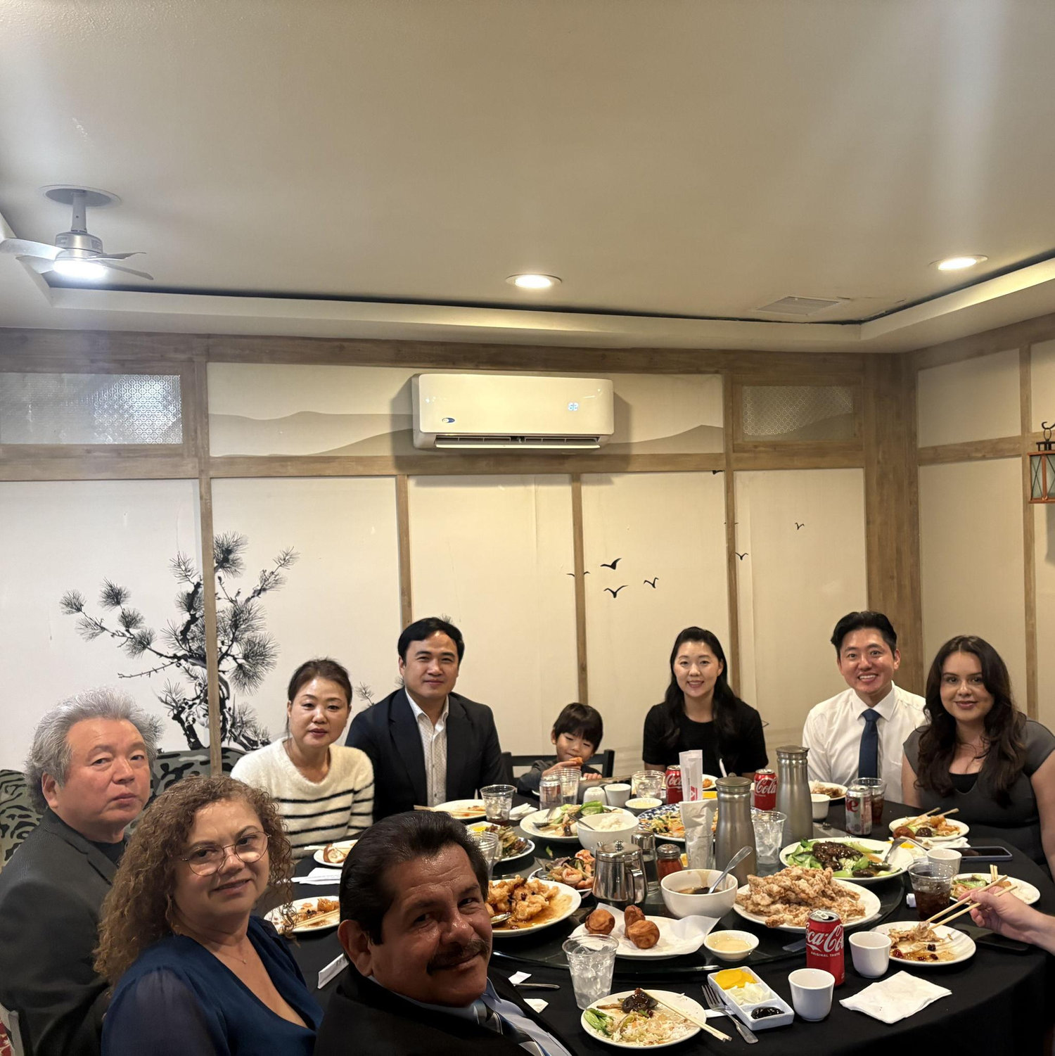 Official meeting of the families