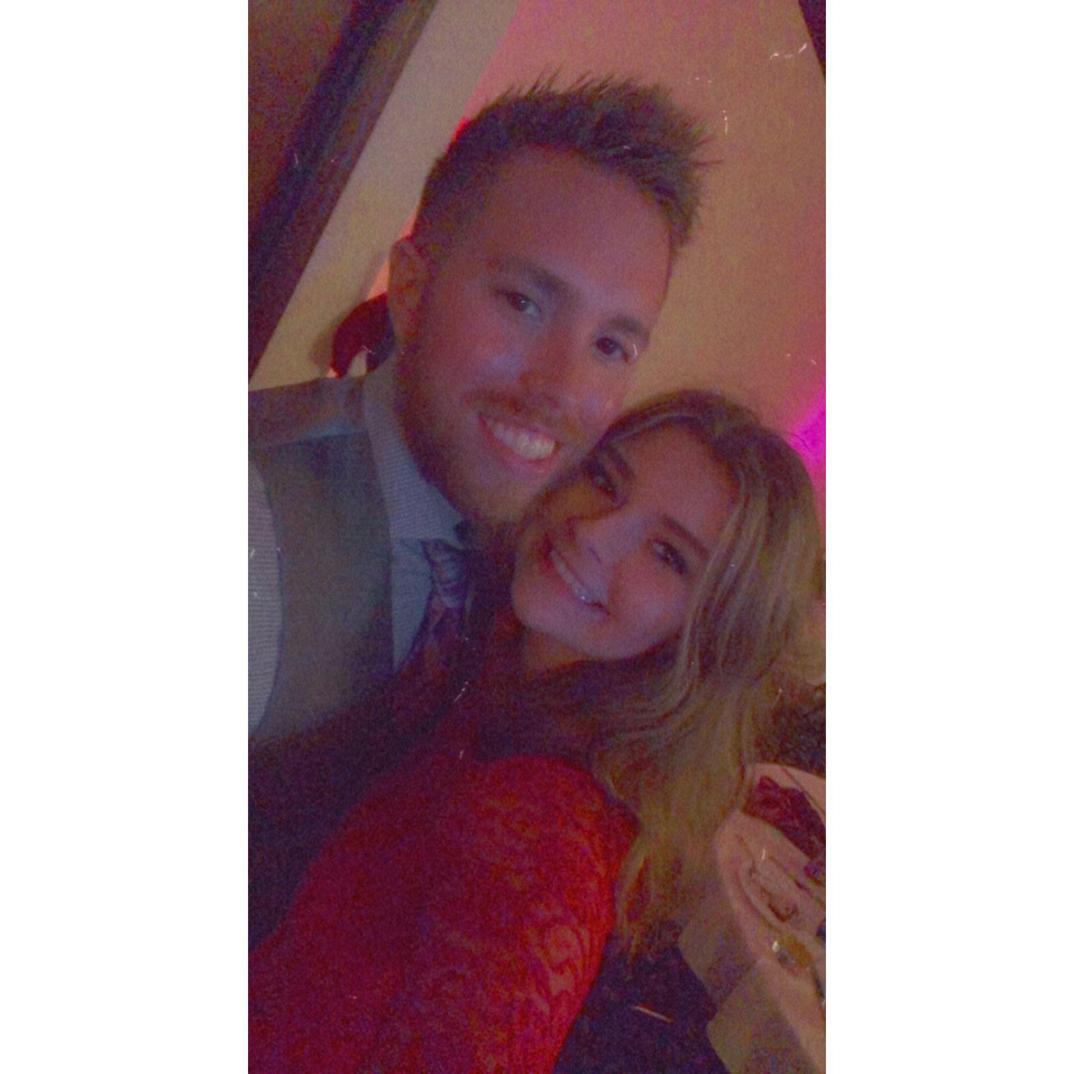 The first wedding we ever attended together!