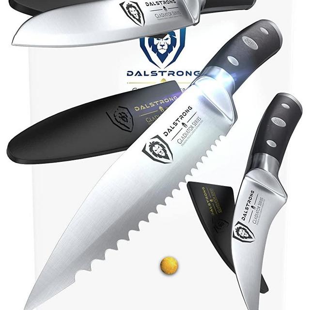 DALSTRONG - Gladiator Series - Forged German Thyssenkrupp High-Carbon Steel - Paring Knife (3-Piece Paring Knife Set)