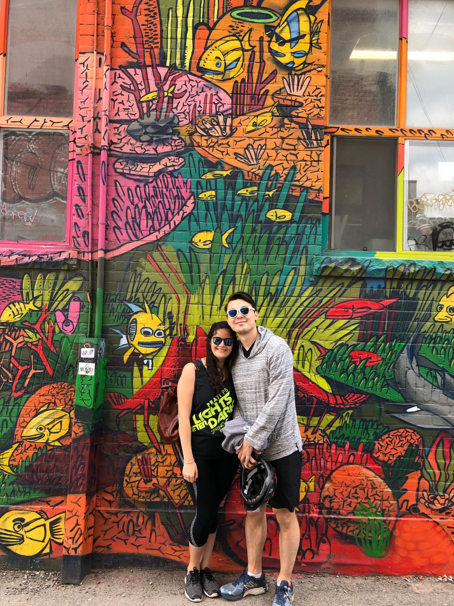In Toronto, Graffiti is an art. May 2019.