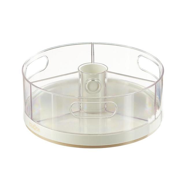 Divided Lazy Susan with Removable Bins