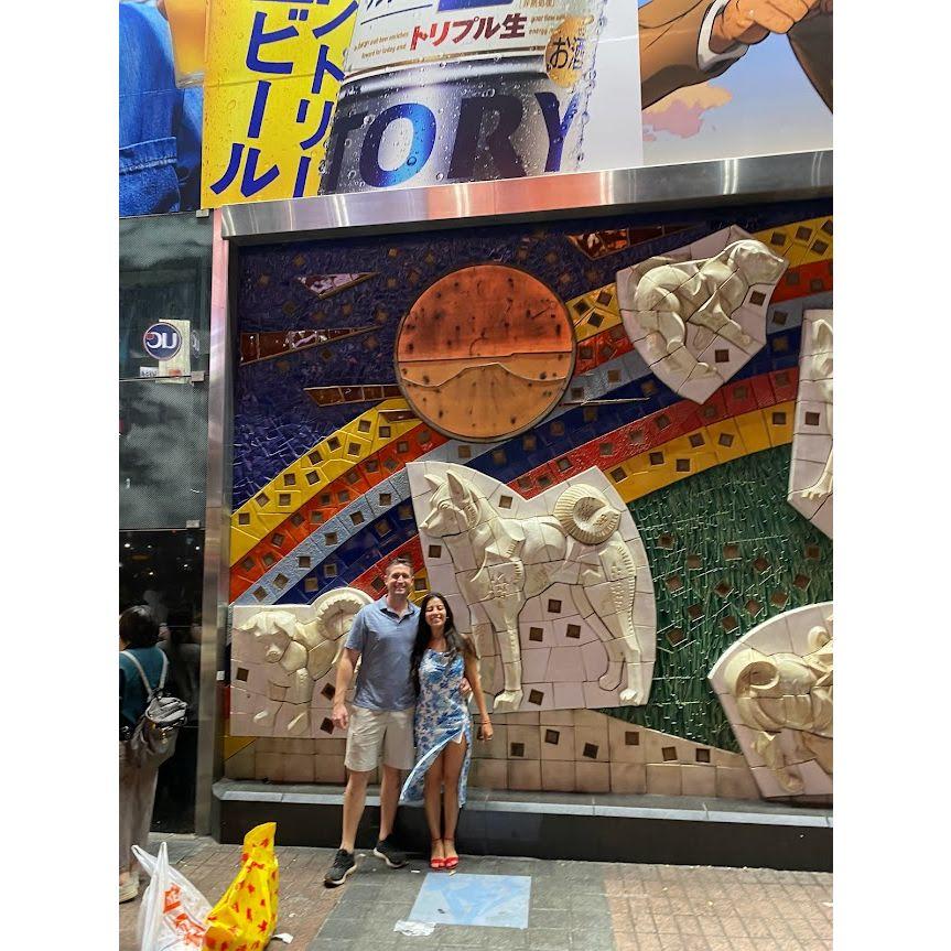 Shibuya Train Station - Hachiko mural