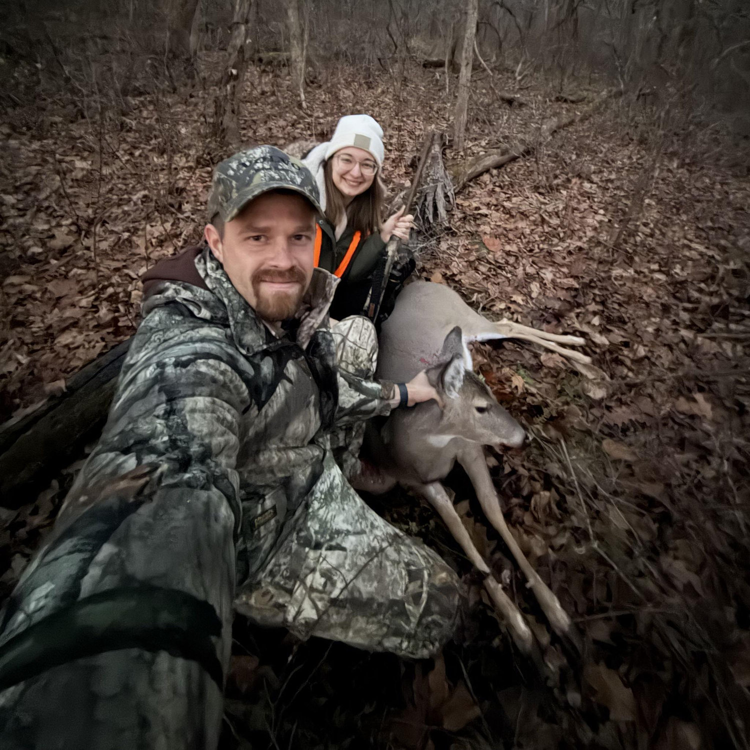 Hannah's first time hunting
