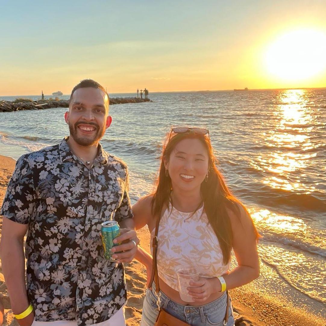 First time we hung out outside of salsa.