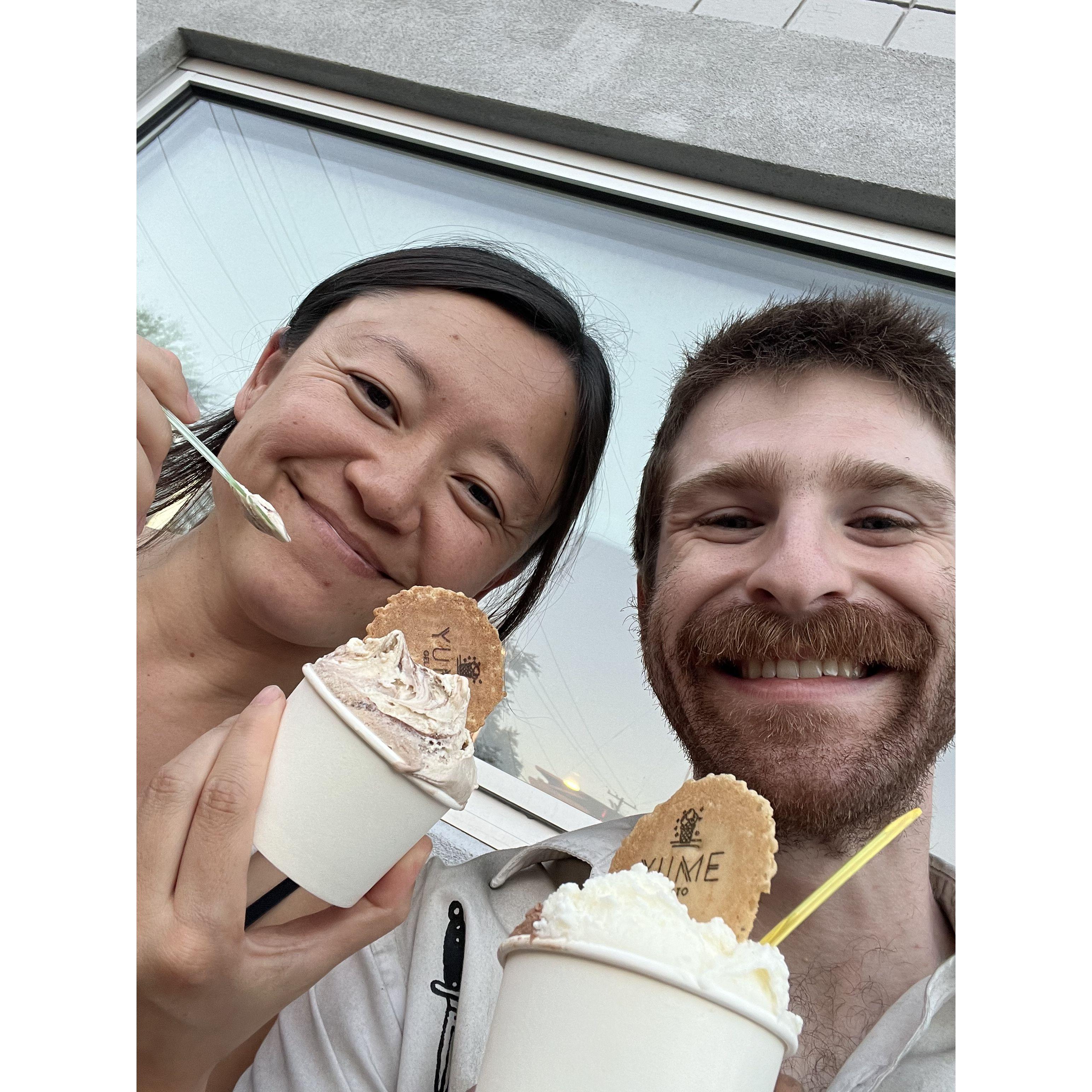 We love ice cream!!