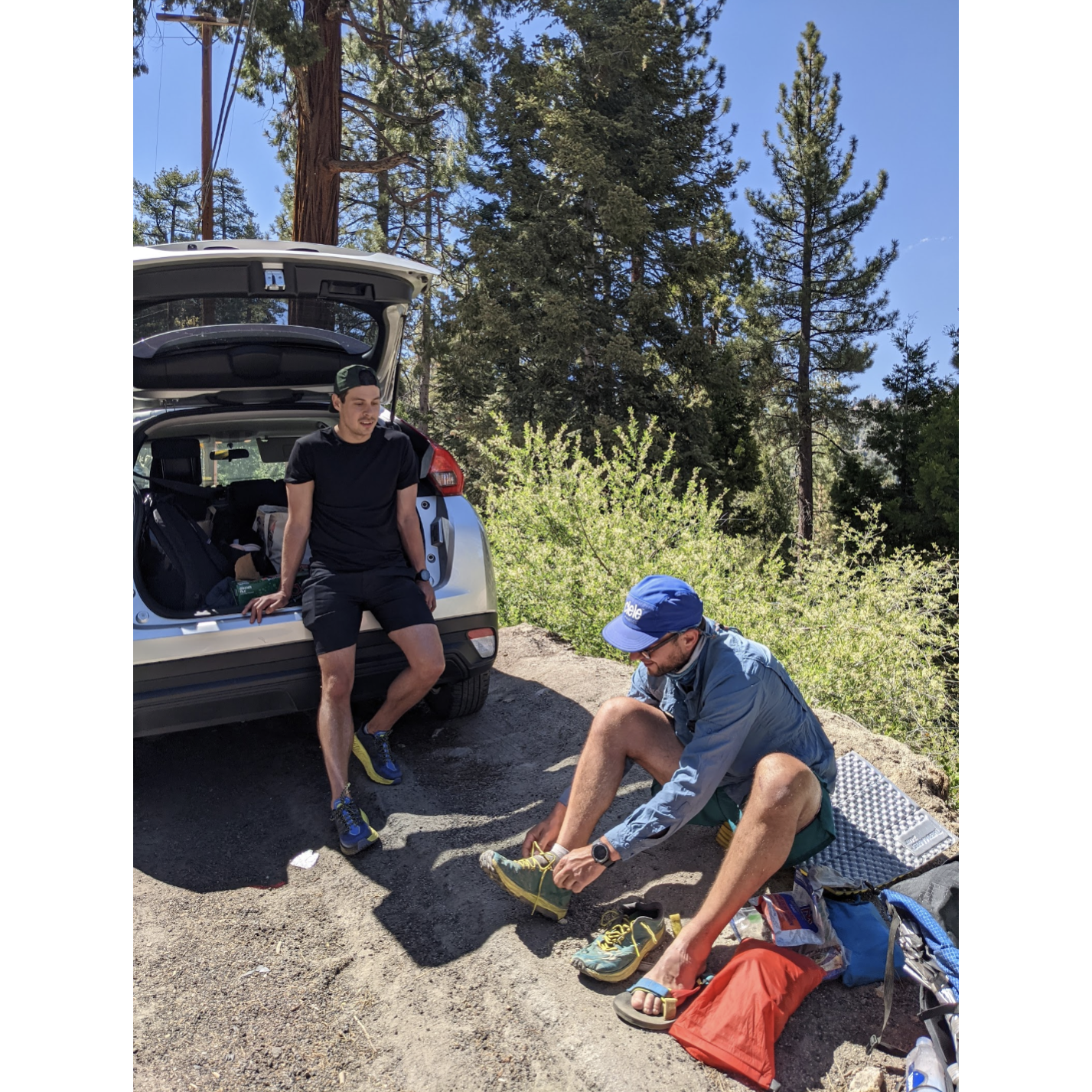 Adam joined us in Big Bear, CA after trekking off the Pacific Coast Trail (PCT)!