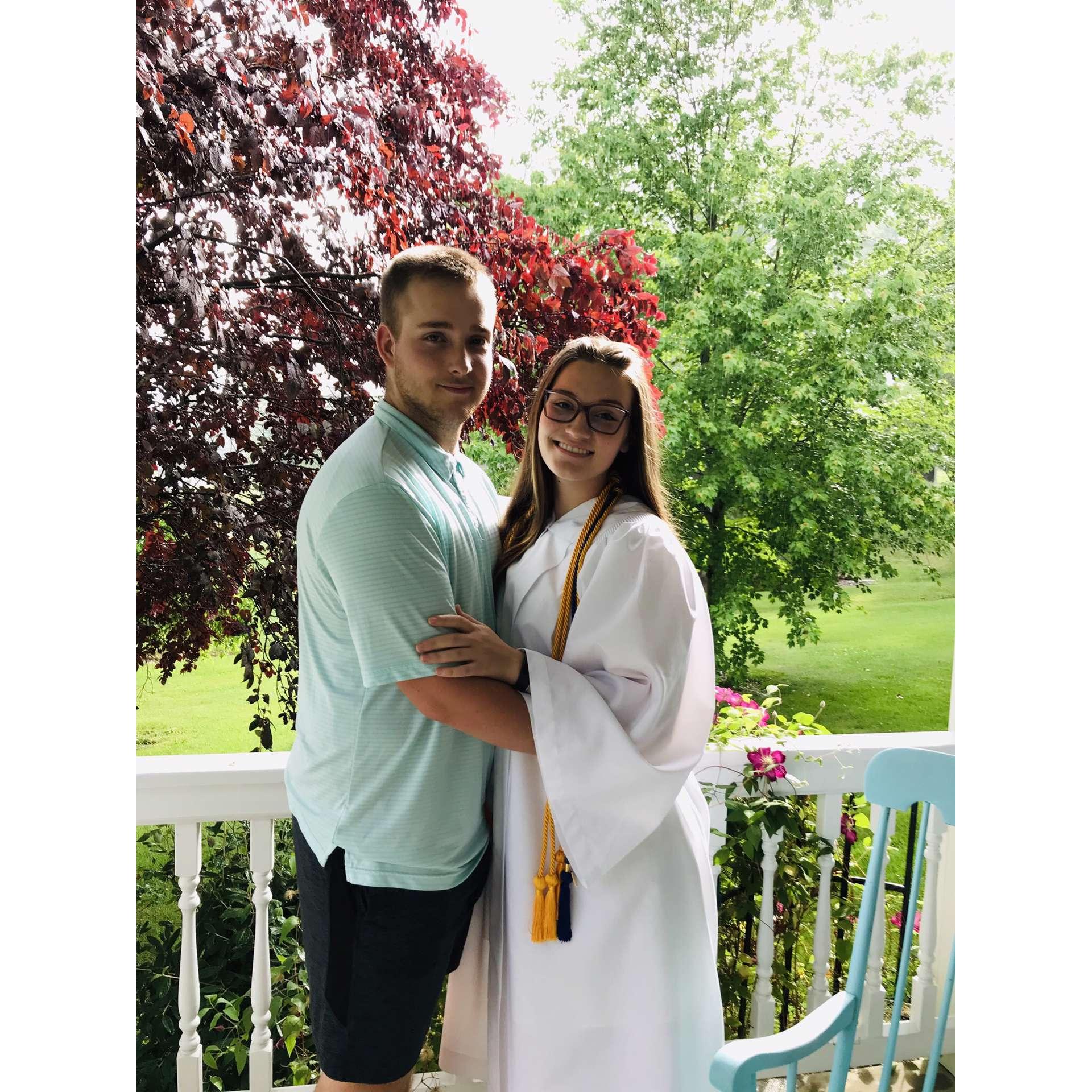 Brooke's high school graduation 2020