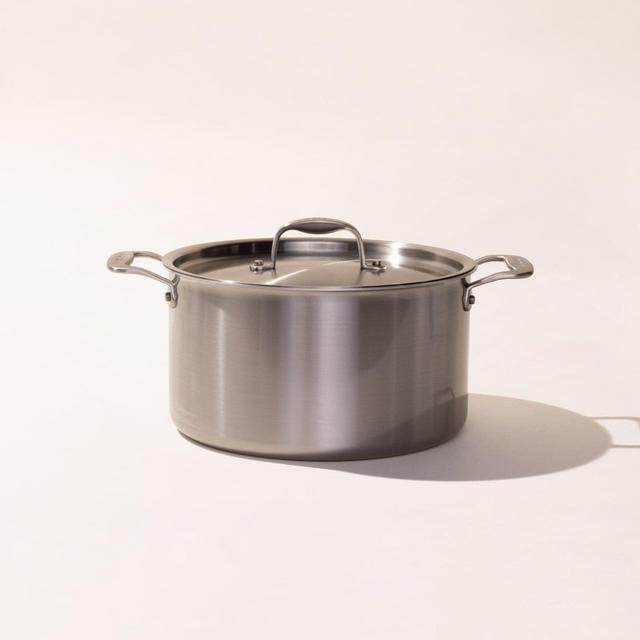 Stainless Clad Stock Pot - 8QT