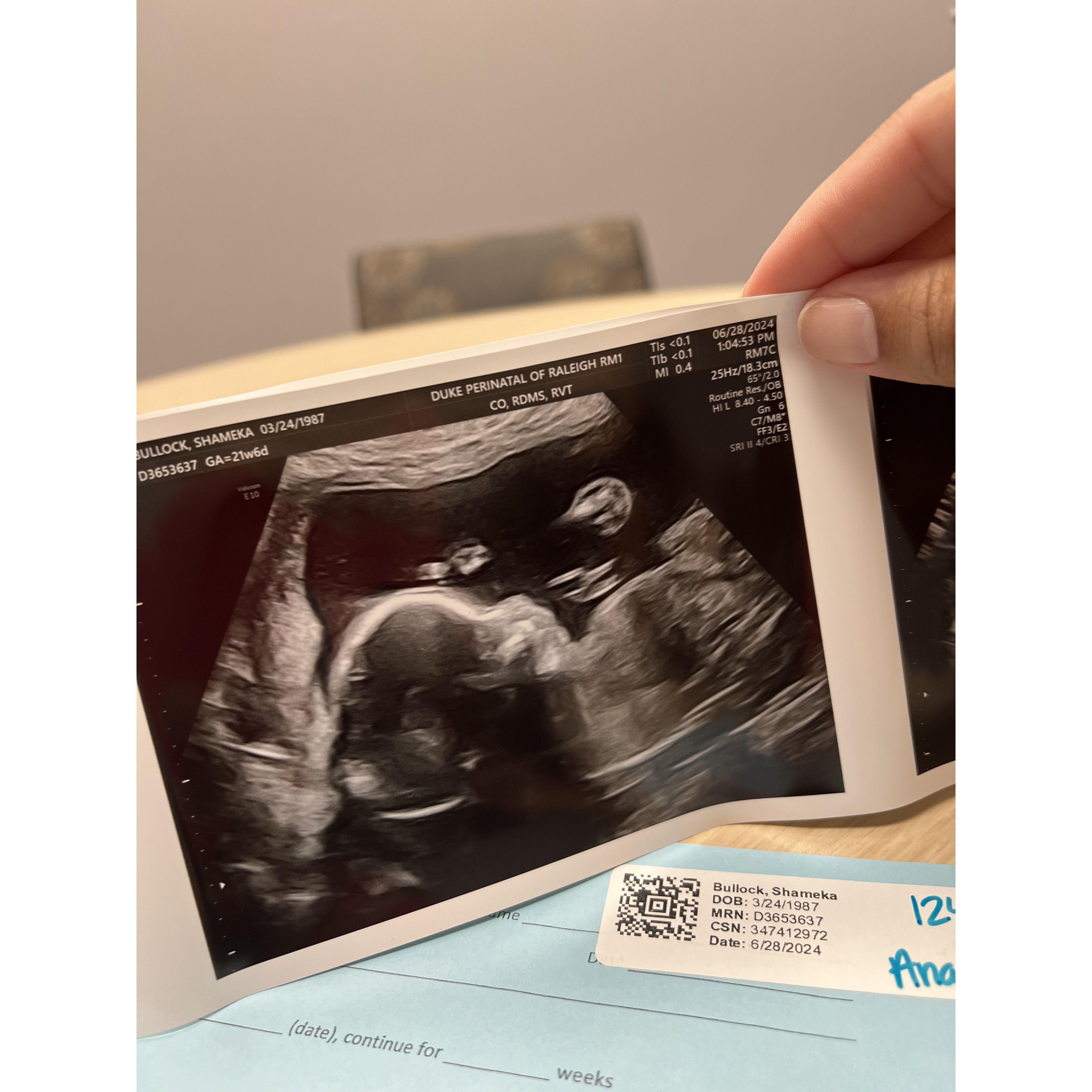 Our new bundle of joy!! We are ready for you baby boy October 2024!!!