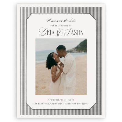 Beige Wedding Digital Save the Date - Sage Photo