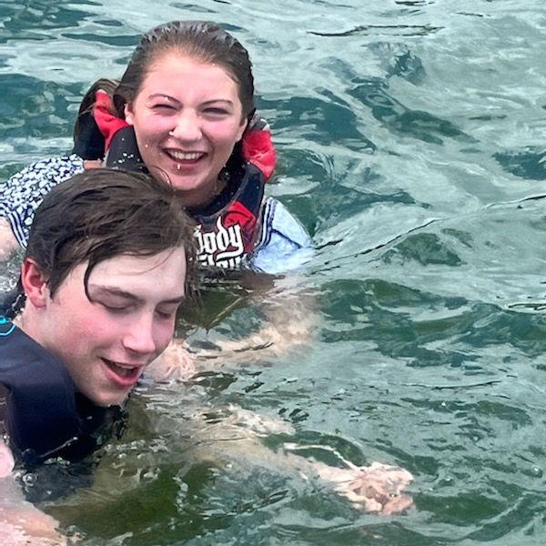 Our first boat trip with “The Cool”!
