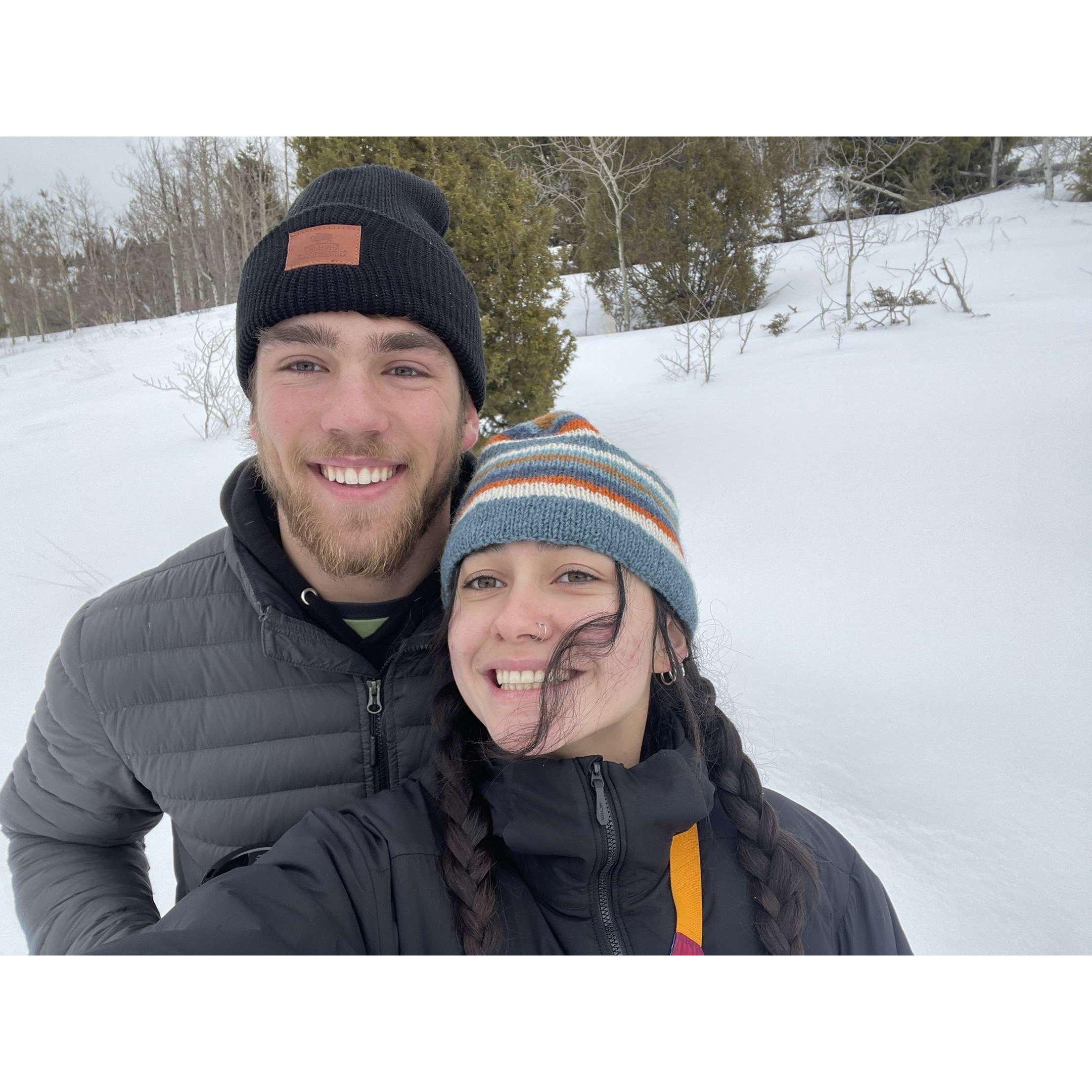 Our first hike together