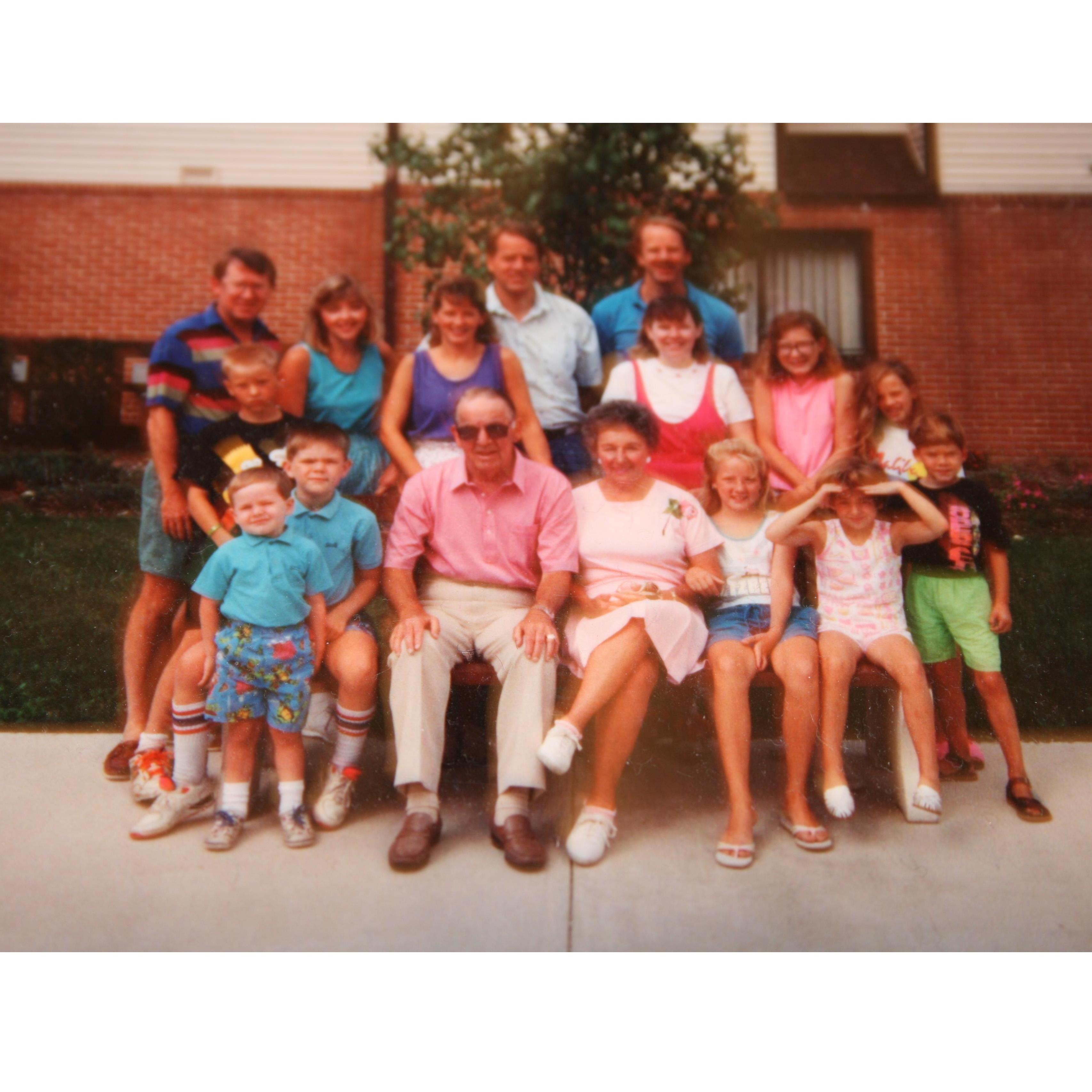 Jeremy's family. Jeremy is the stud on the lower left.