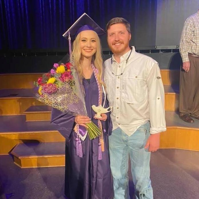 Woohoo! She did it!
Pinning Ceremony, 2021