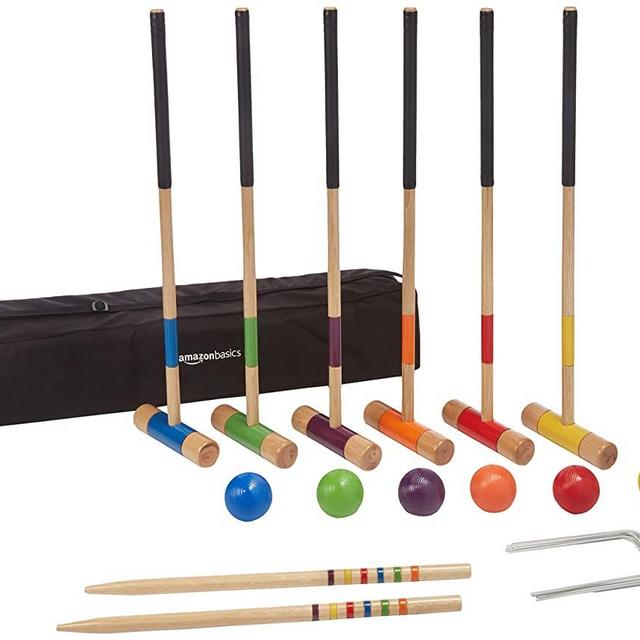 Amazon Basics Premium Croquet Set
