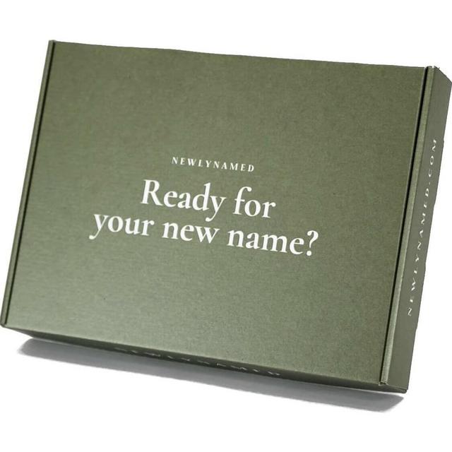 NewlyNamed Box Gift Card - Personalized Name Change After Marriage Kit