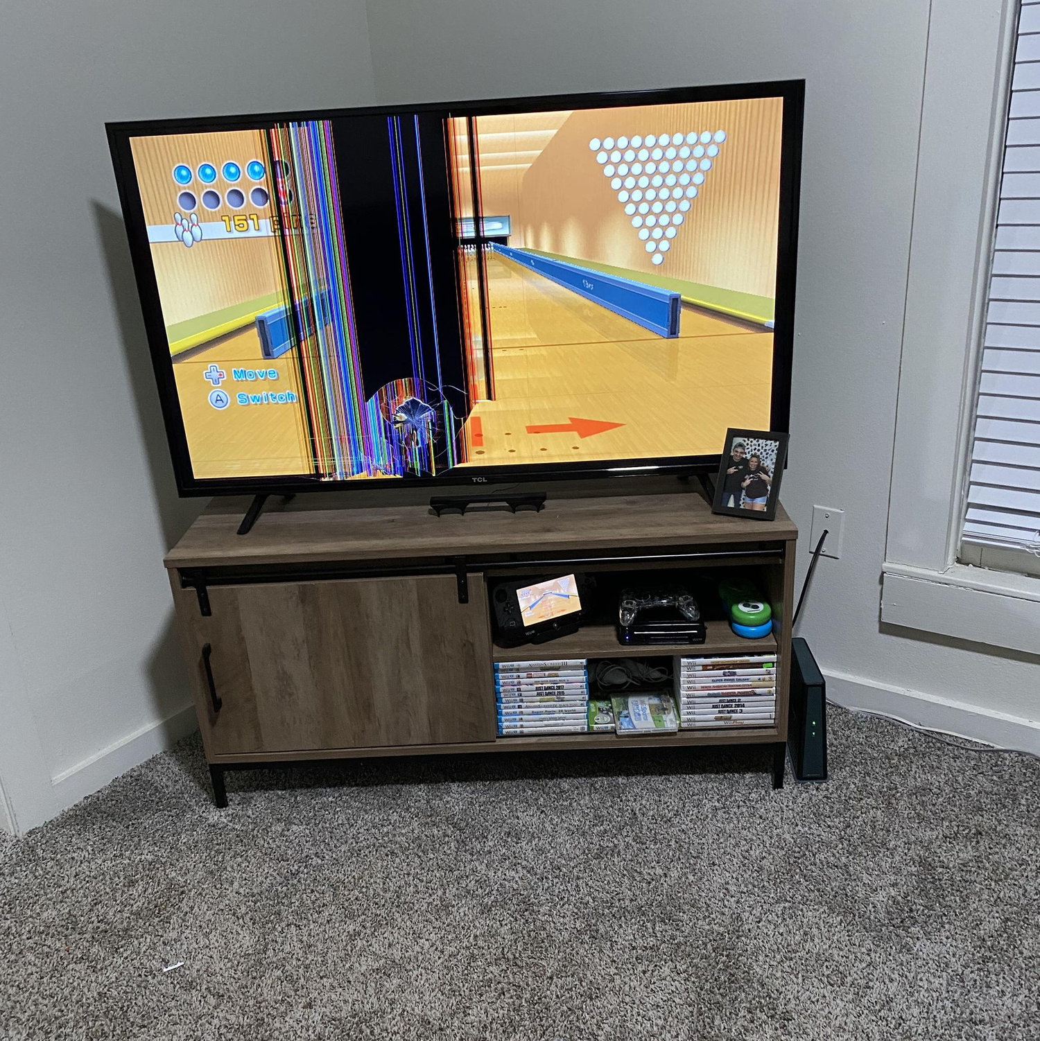 6 months in and I causally break his TV playing the wii! I knew he was keeper when he just laughed.