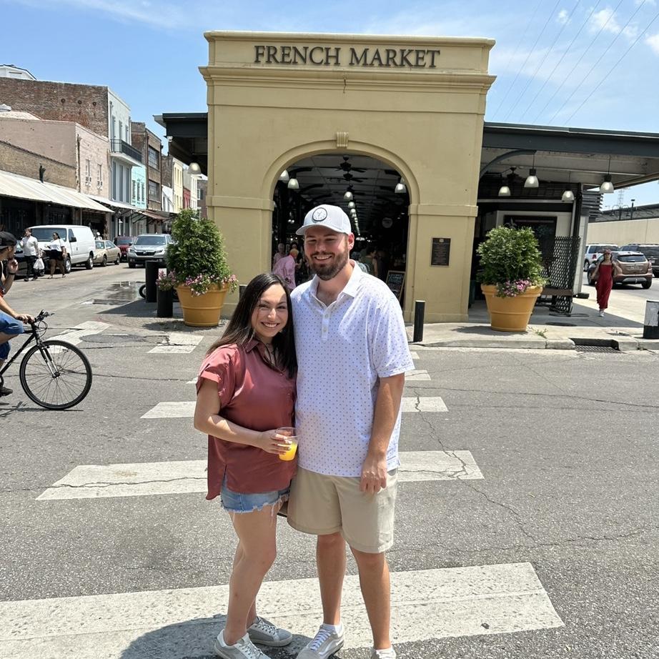 The French market  in New Orleans