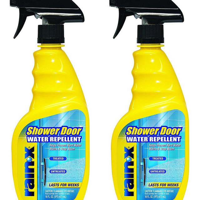 Rain-X 630023 Shower Door Water Repellent zozemkl, 16 Fl Oz (2 Pack)