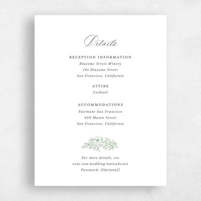 Bright Sage, White Wedding Enclosure - Elaina