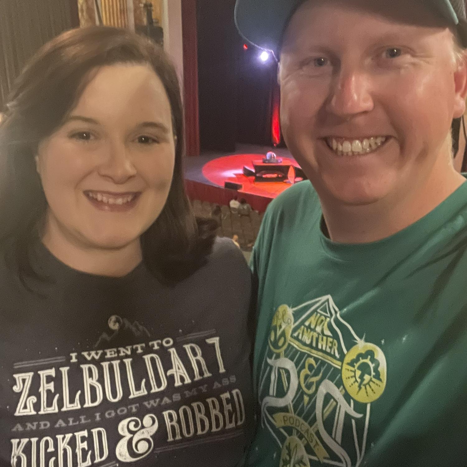October 27, 2023
William and Tori attended a live recording of the NADPOD podcast William listens to.