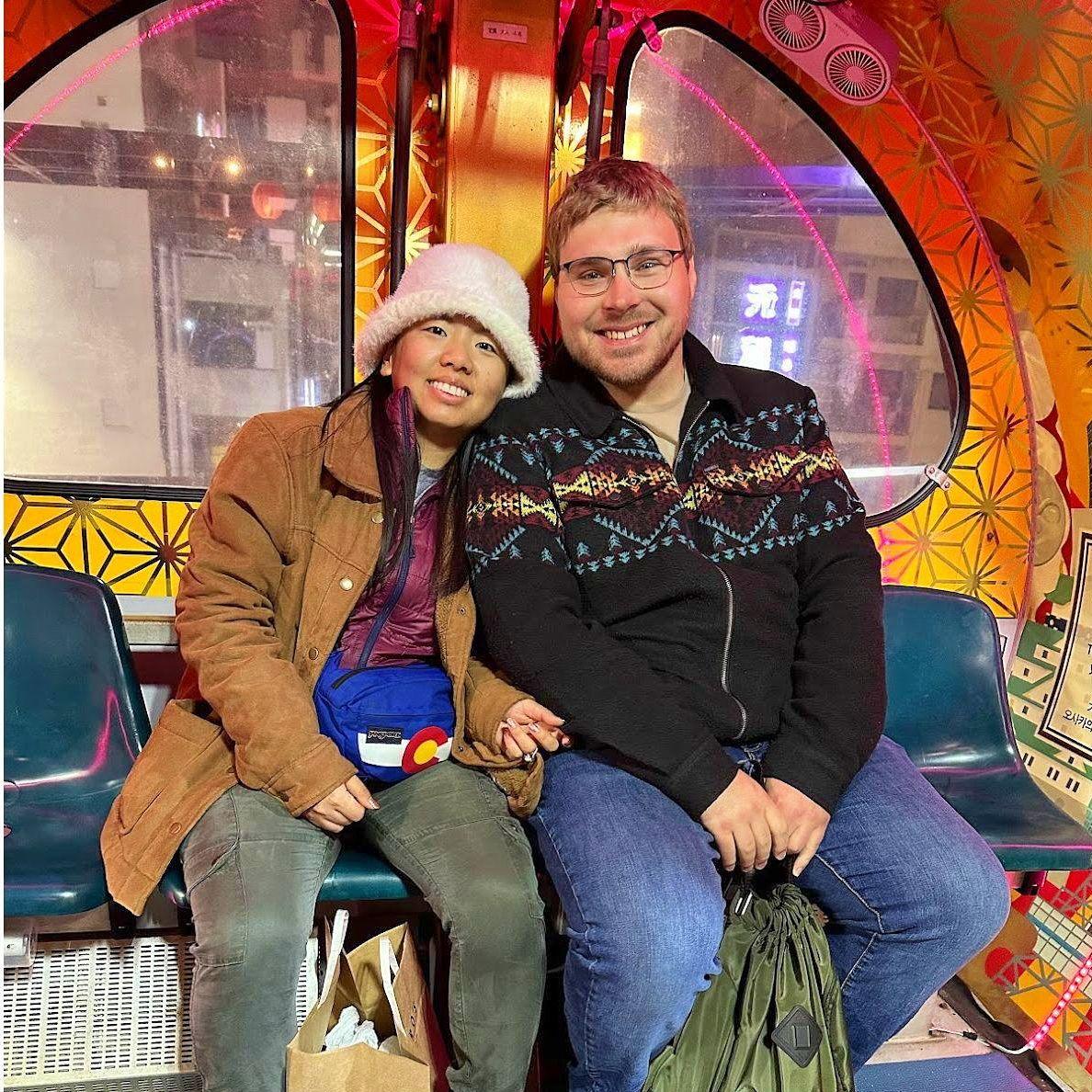 On a ferris wheel in Osaka, Japan- January 2024