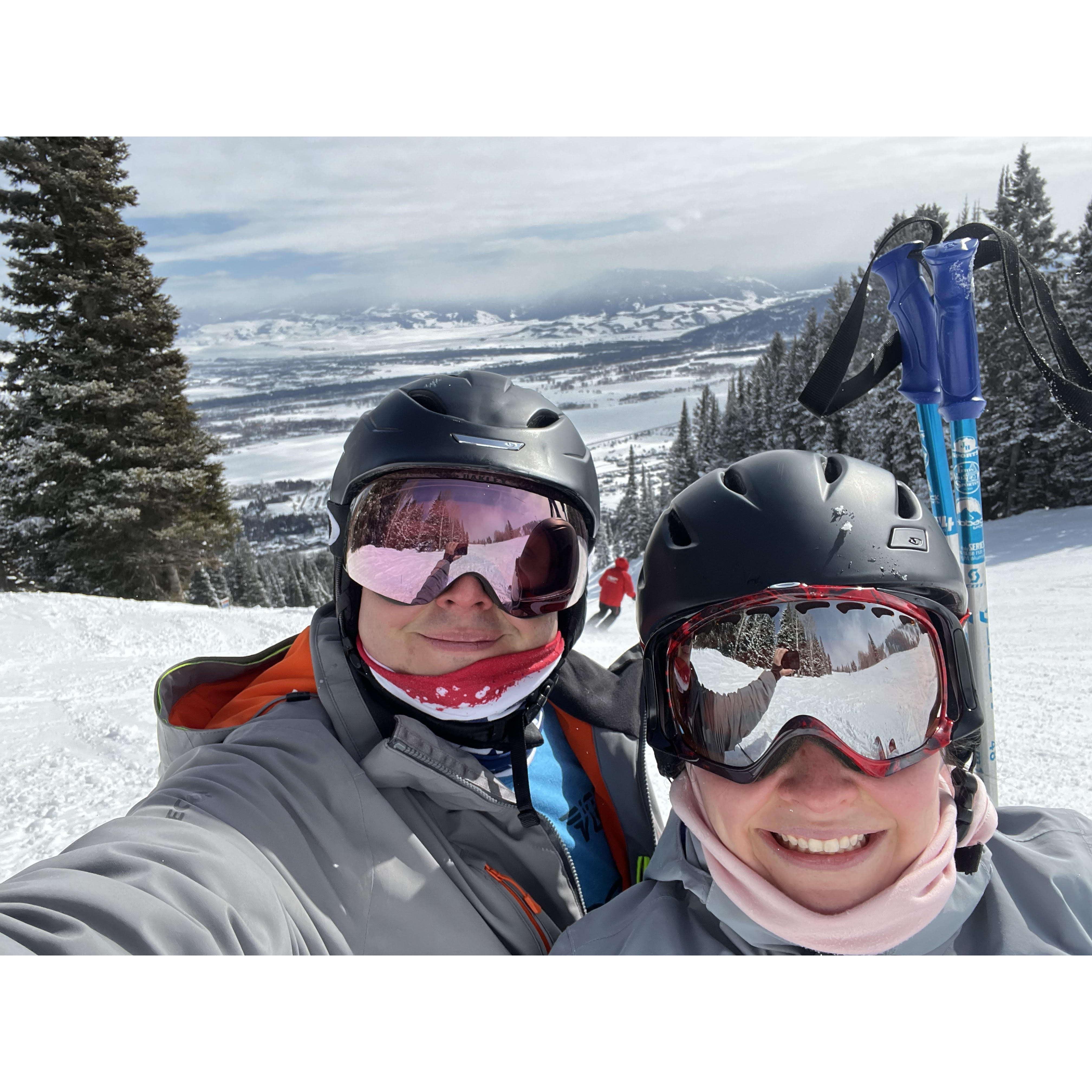 Skiing in Jackson Hole