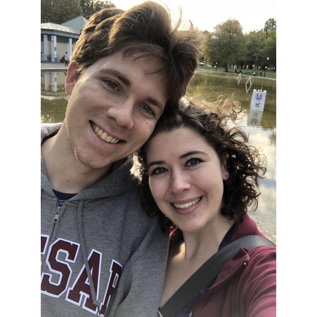 2 years of long distance begins... lots of fun visits to NJ and Boston!
