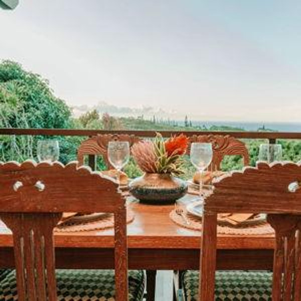 Private Chef Dinner on Our Balcony