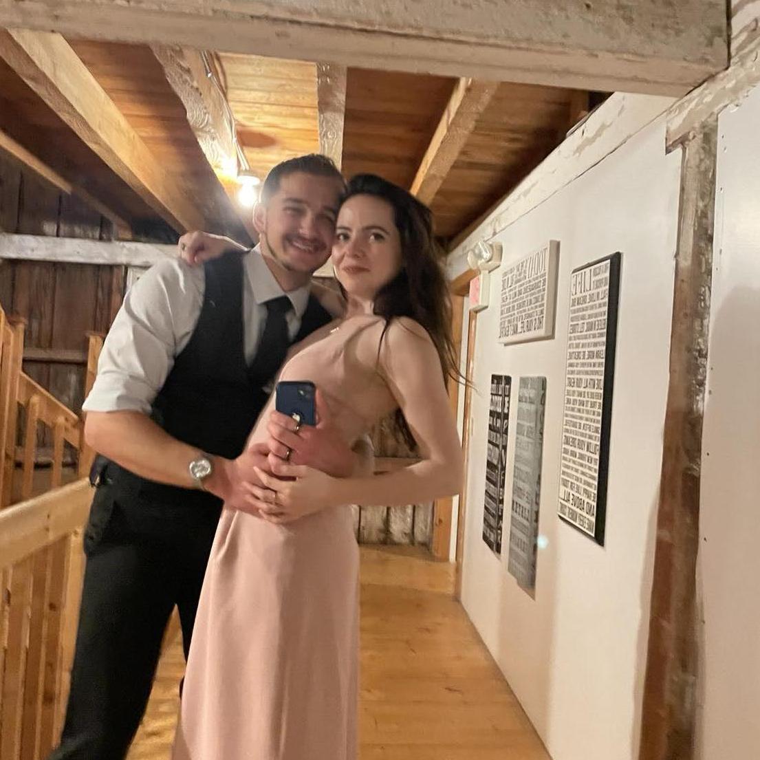 On a dance break.