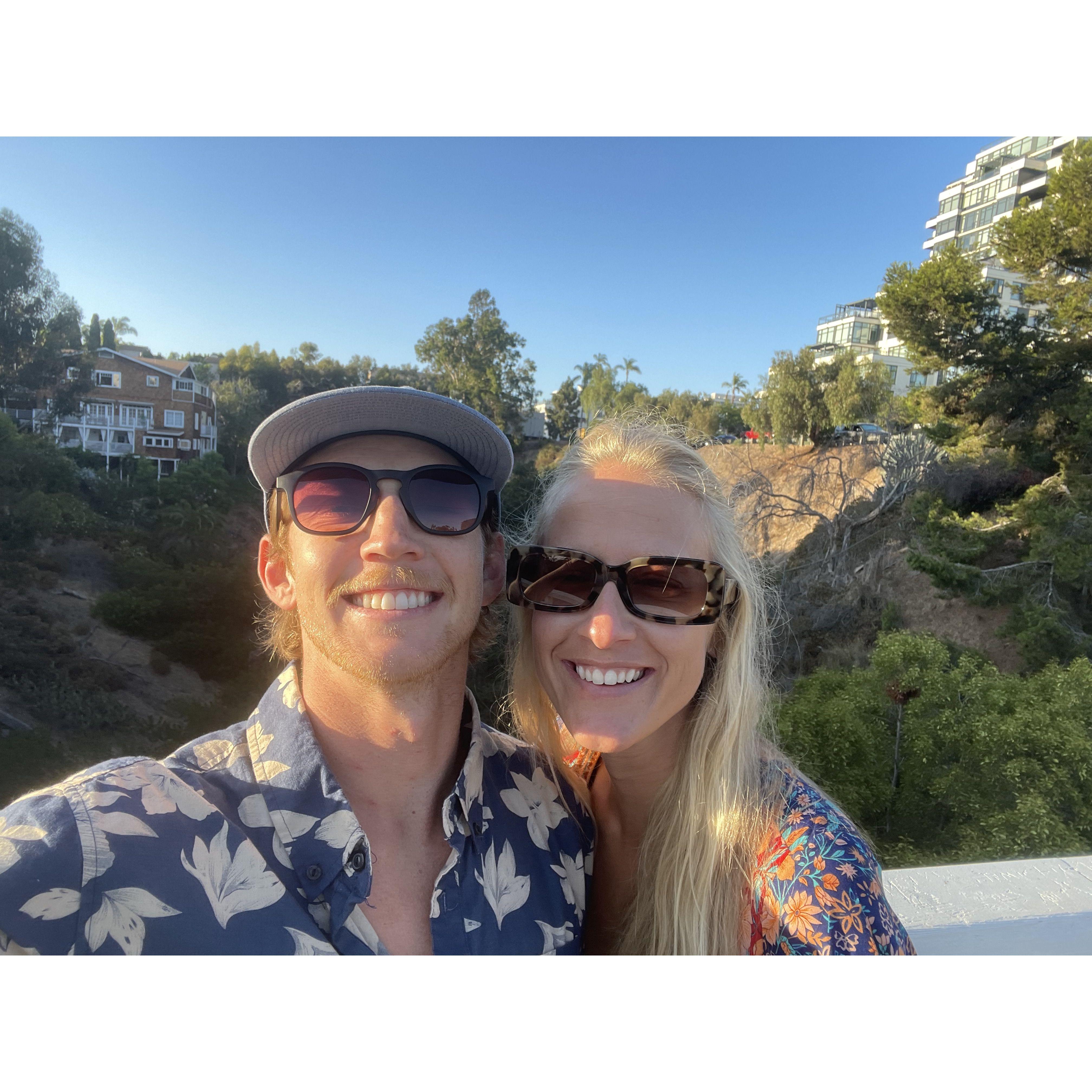 One of our many date nights!