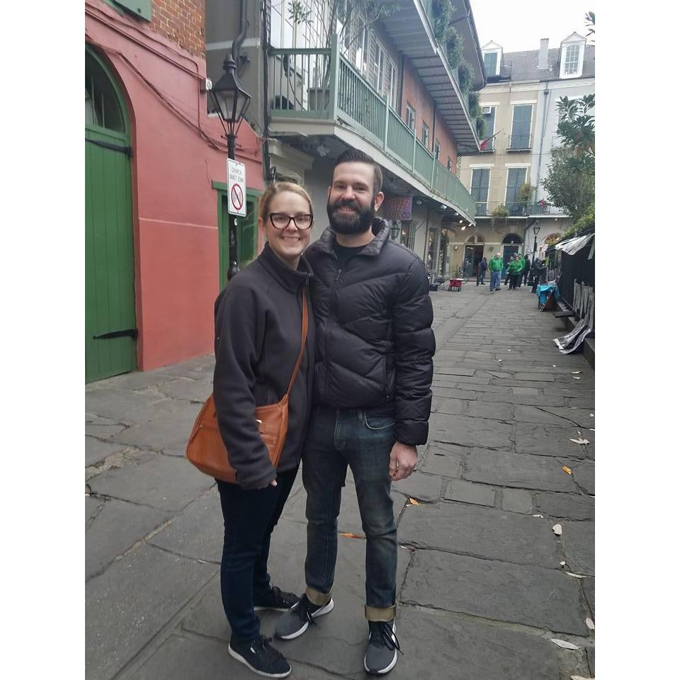 Playing tour guide in the French Quarter
